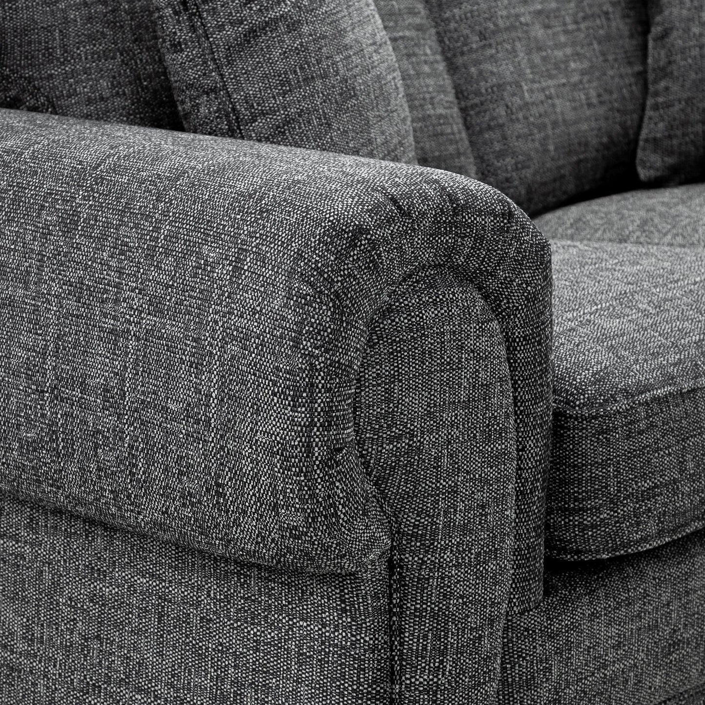 York Sofa Grey 3 Seater