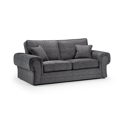 York Sofa Grey 3 Seater
