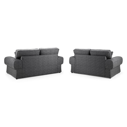 York Sofa Grey 3+2 Set