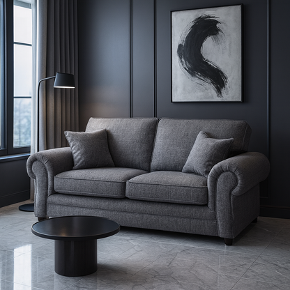 York Sofabed Grey 3 Seater