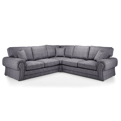 York Sofabed Grey Large Corner