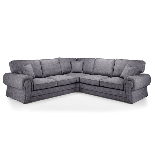 York Sofabed Grey Large Corner