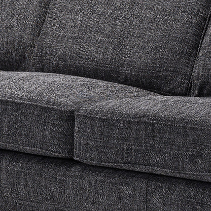 York Sofabed Grey Large Corner