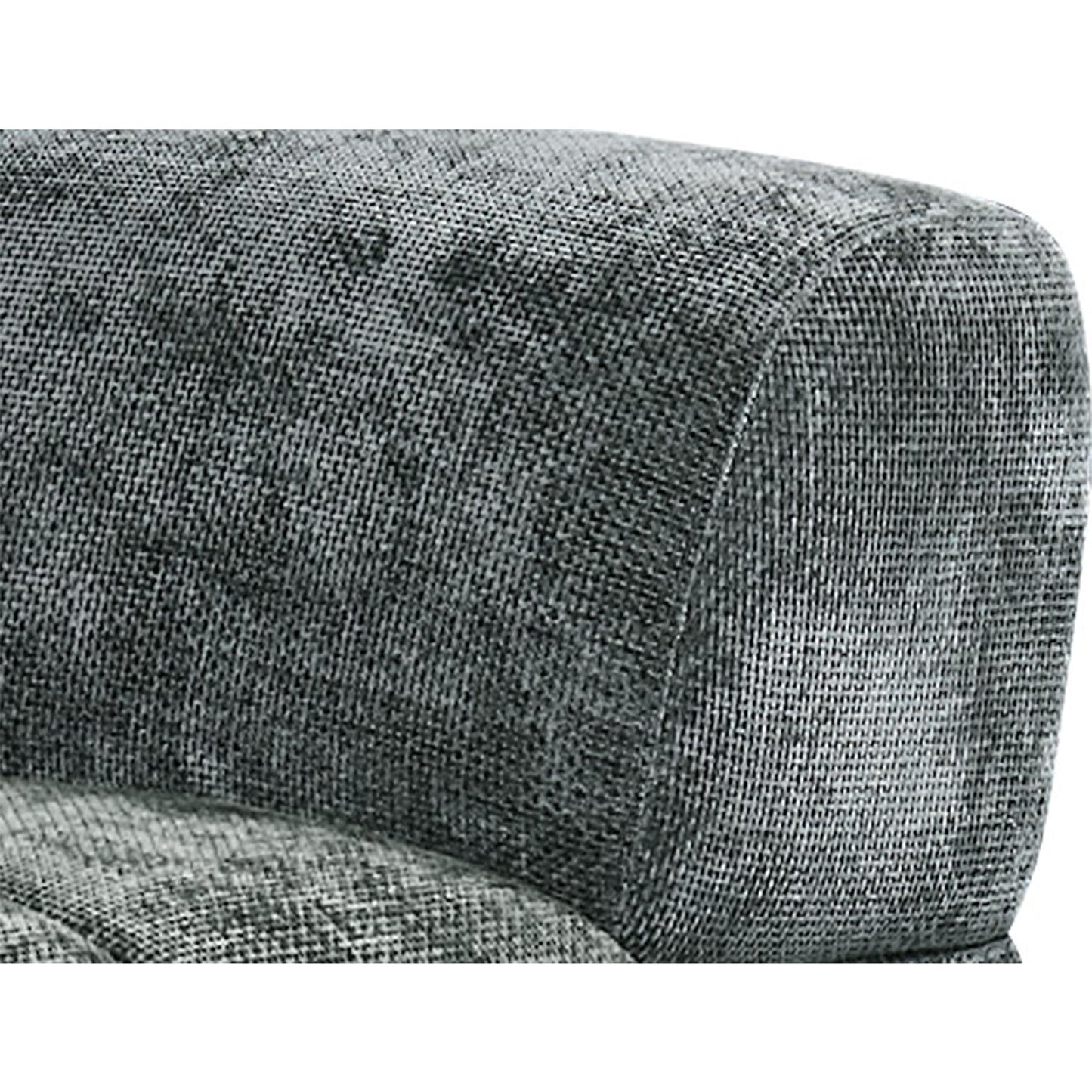 Chloe Corner Sofa with Moveable Footstool in Charcoal