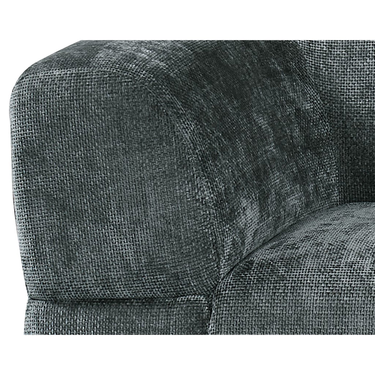 Chloe Corner Sofa with Moveable Footstool in Charcoal