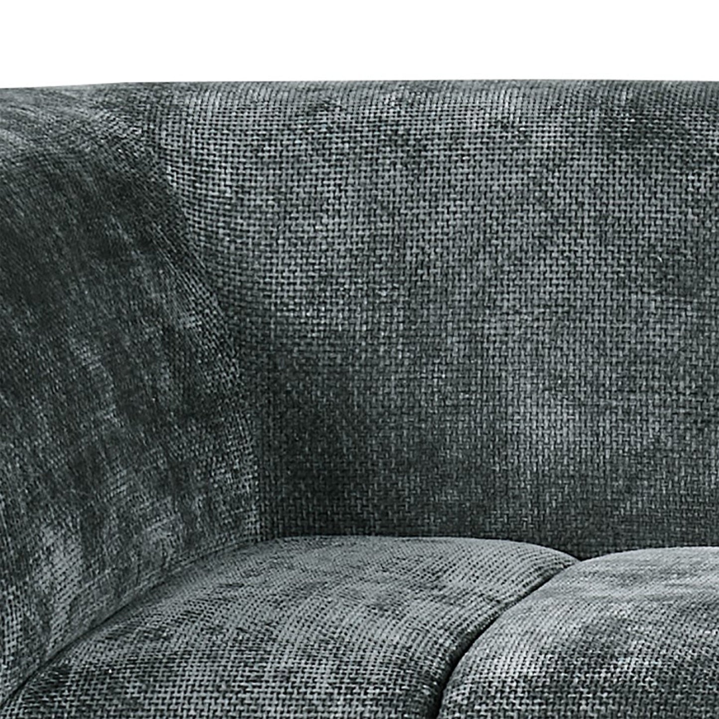 Chloe Corner Sofa with Moveable Footstool in Charcoal