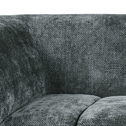 Chloe Corner Sofa with Moveable Footstool in Charcoal