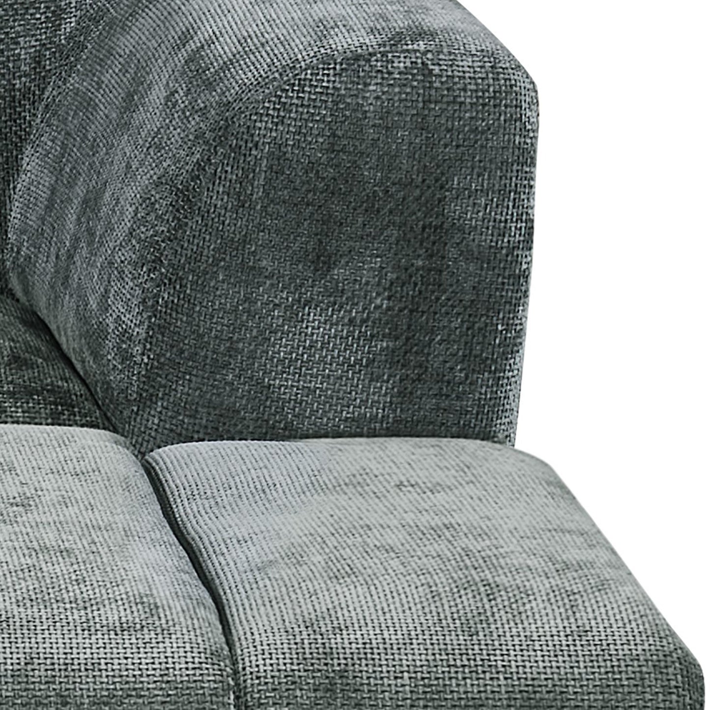 Chloe Corner Sofa with Moveable Footstool in Charcoal