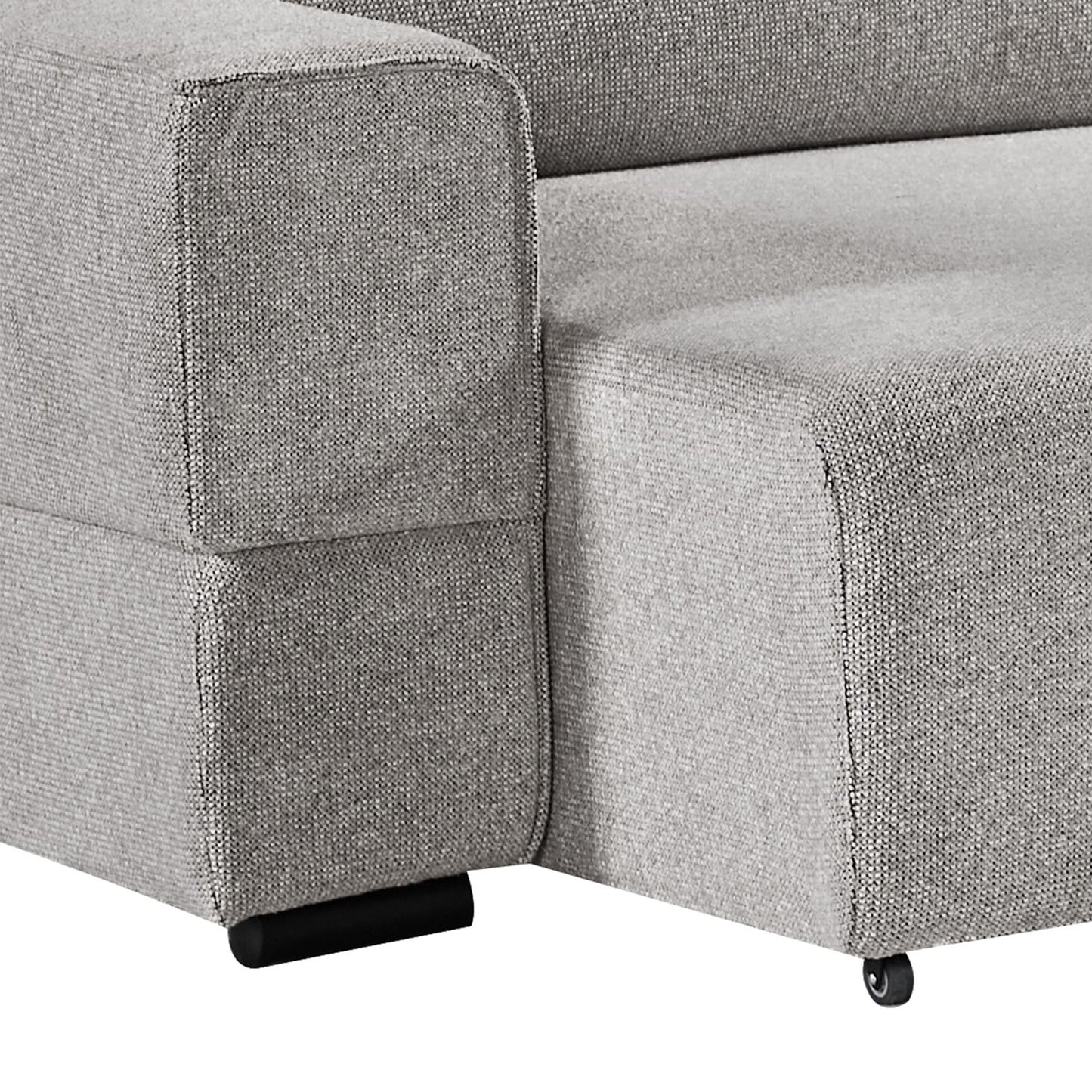 Ophelia Electric Reclining 3 Seater Sofa in Chenille Stone