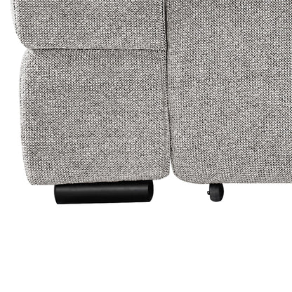 Ophelia Electric Reclining 3 Seater Sofa in Chenille Stone