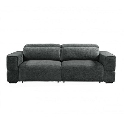 Ophelia Electric Reclining 3 Seater Sofa in Mikah Ashen