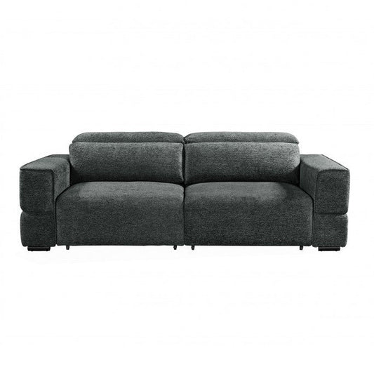 Ophelia Electric Reclining 3 Seater Sofa in Mikah Ashen