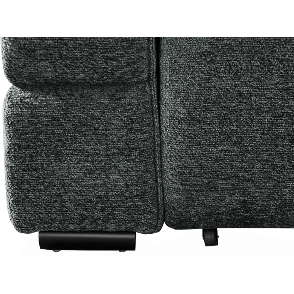 Ophelia Electric Reclining 3 Seater Sofa in Mikah Ashen