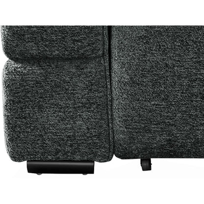 Ophelia Electric Reclining 3 Seater Sofa in Mikah Ashen