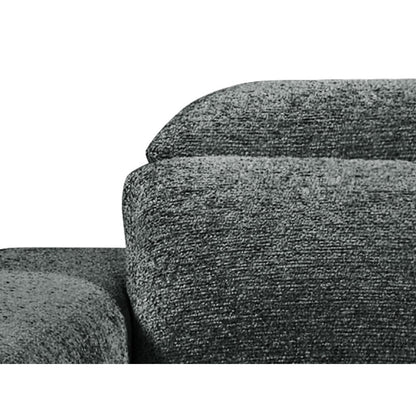 Ophelia Electric Reclining 3 Seater Sofa in Mikah Ashen