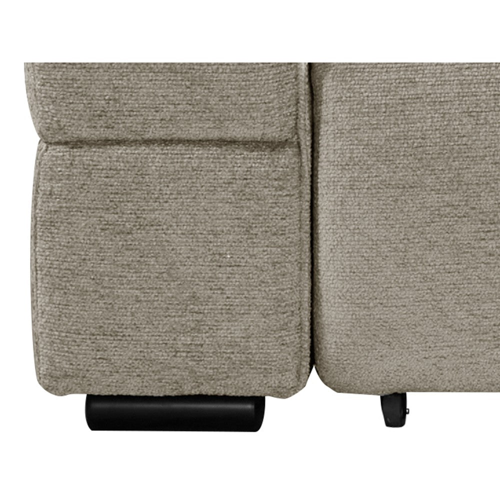 Ophelia Electric Reclining 3 Seater Sofa Bed in Mikah Wickes