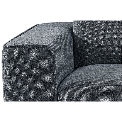 Ophelia Electric Reclining 3 Seater Sofa in Chenille Charcoal