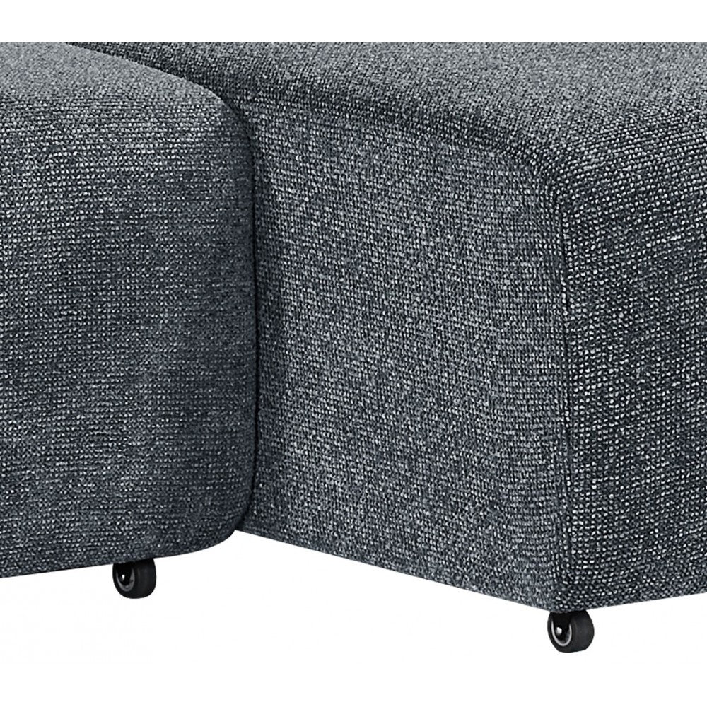 Ophelia Electric Reclining 3 Seater Sofa in Chenille Charcoal