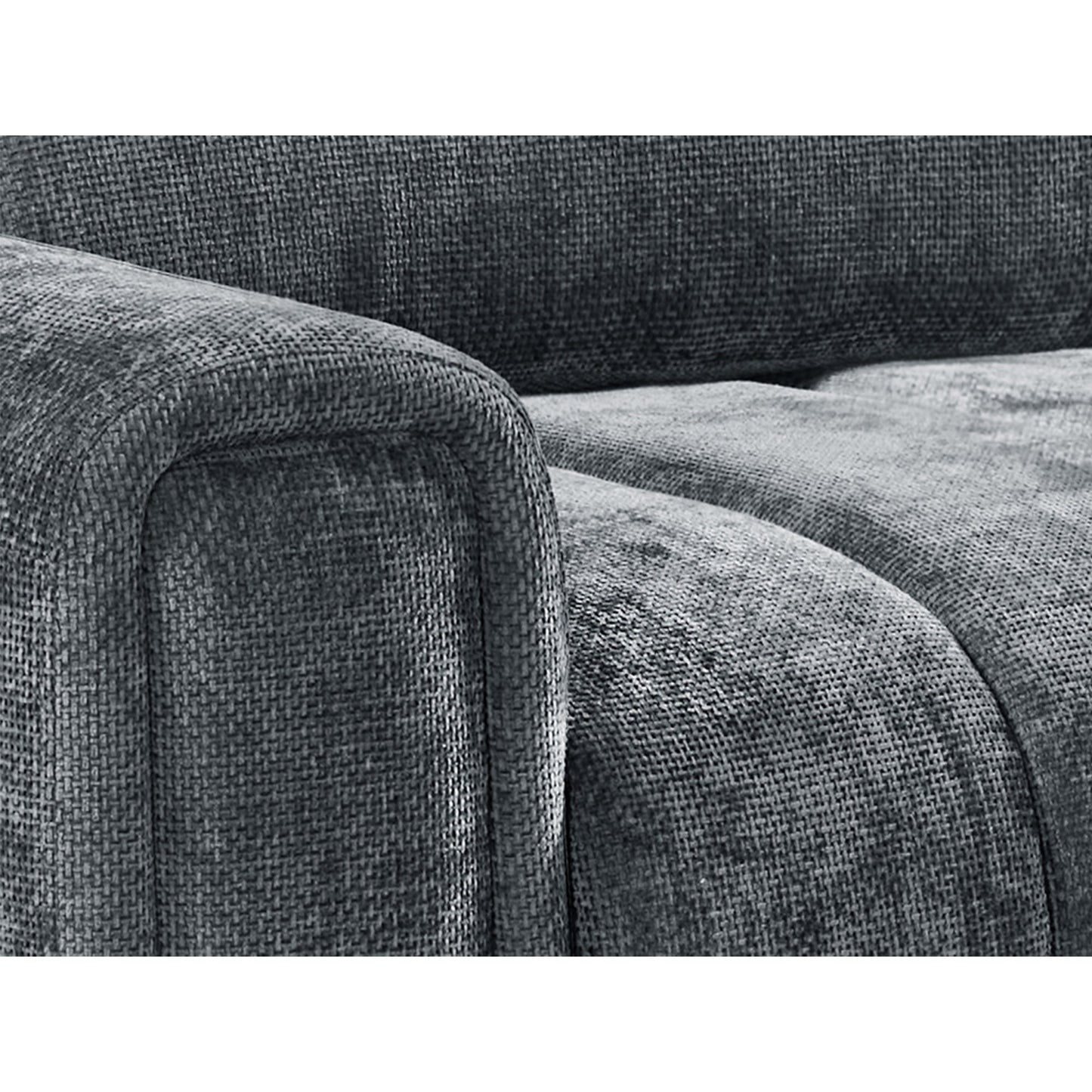 Molly Electric Reclining 3 Seater Sofa with Adjustable Headrests in Charcoal