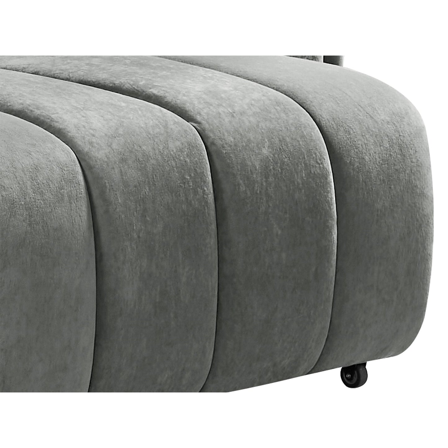 Molly Electric Reclining 3 Seater Sofa in Soft Brushed Suede Effect Grey