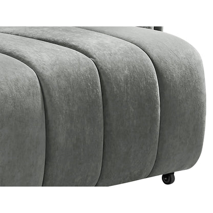 Molly Electric Reclining 3 Seater Sofa in Soft Brushed Suede Effect Grey