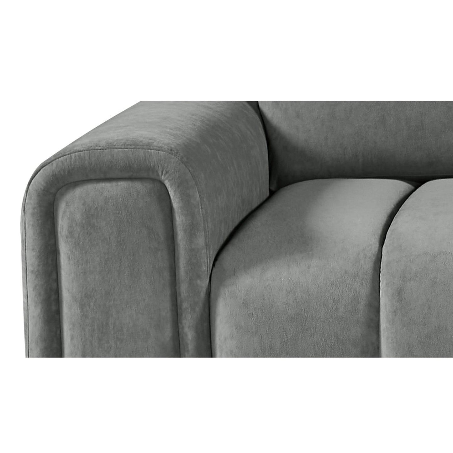 Molly Electric Reclining 3 Seater Sofa in Soft Brushed Suede Effect Grey