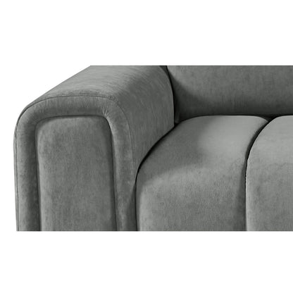 Molly Electric Reclining 3 Seater Sofa in Soft Brushed Suede Effect Grey